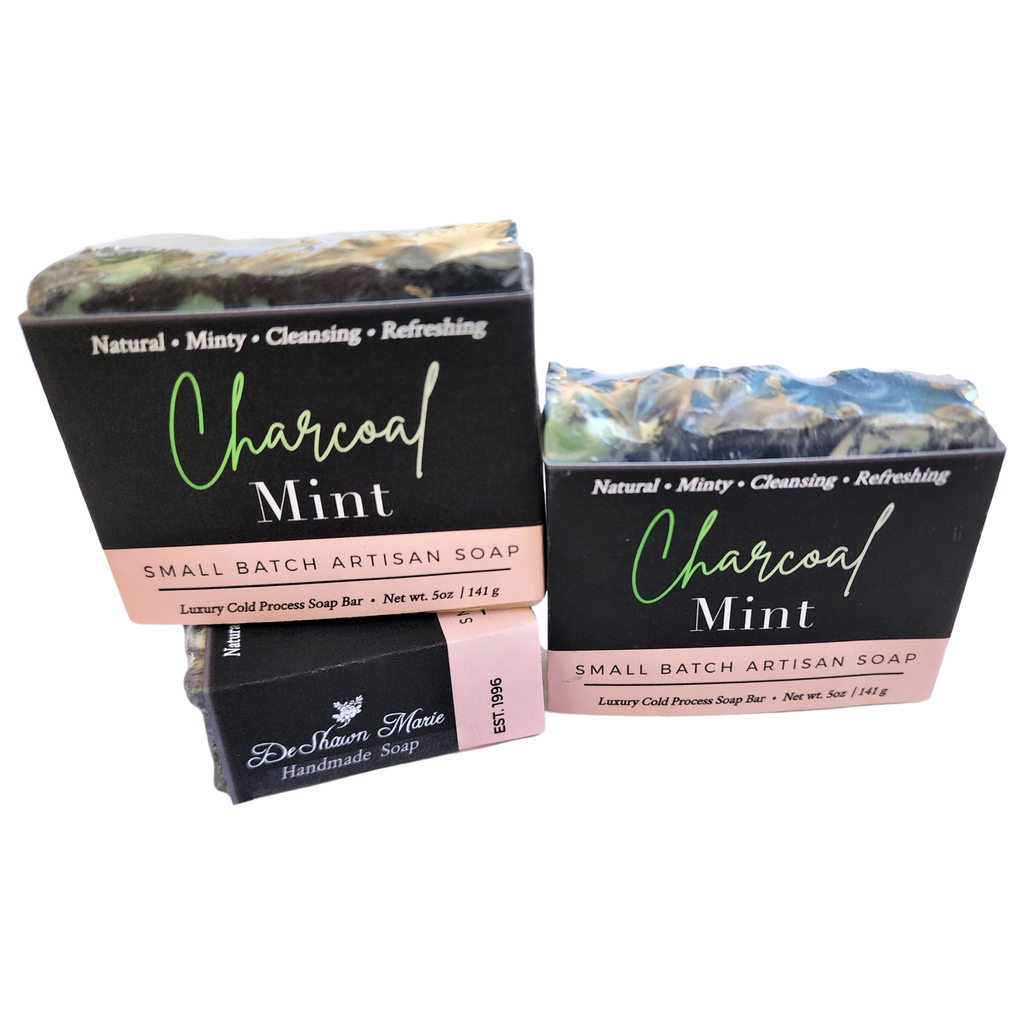 Charcoal Mint Soap Bar | Detox, Clarify & Refresh (5oz)