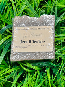 Neem & Tea Tree Soap Bar | Acne | Whiteheads | Blackheads