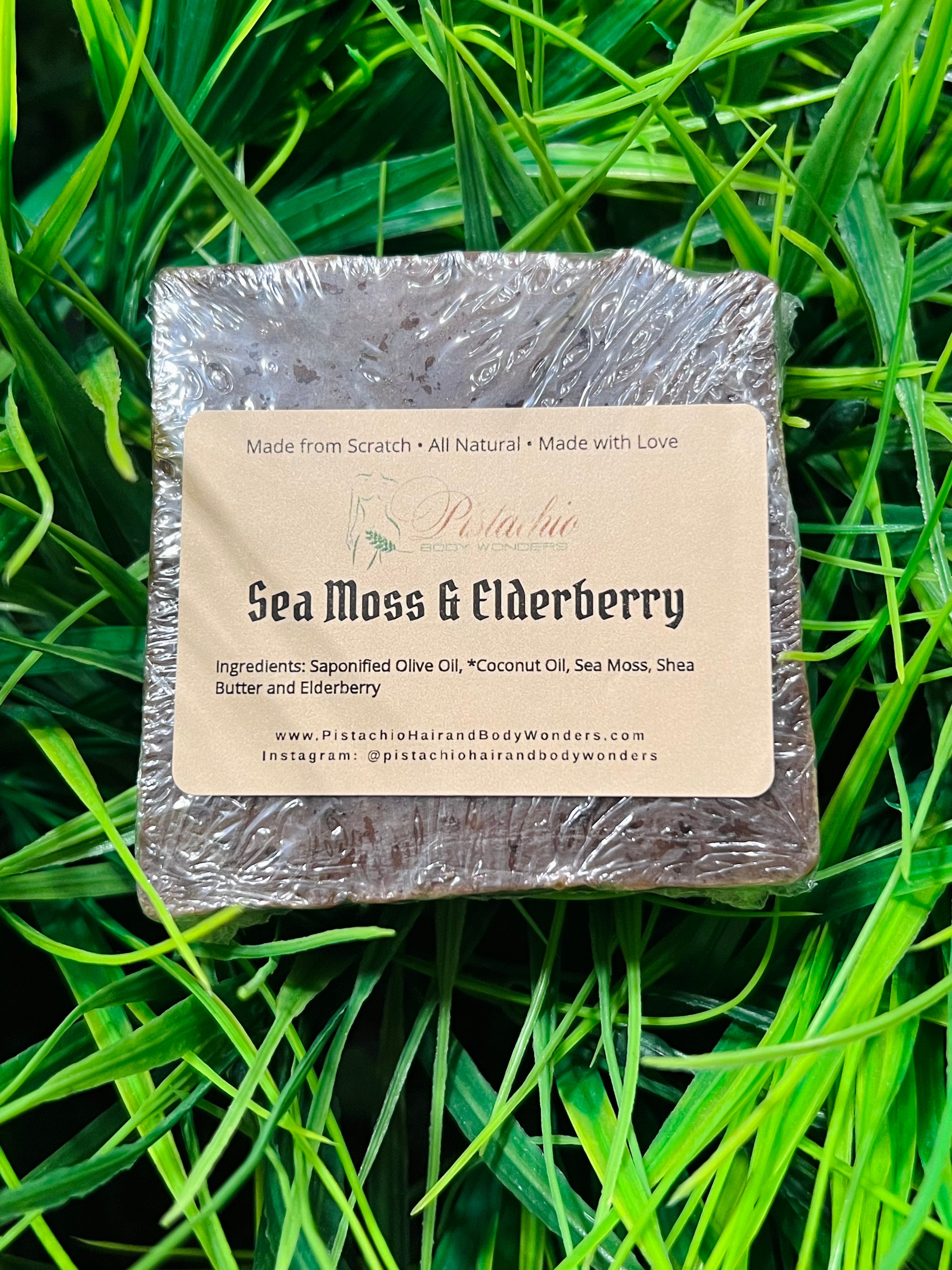 Sea Moss & Elderberry Soap Bar