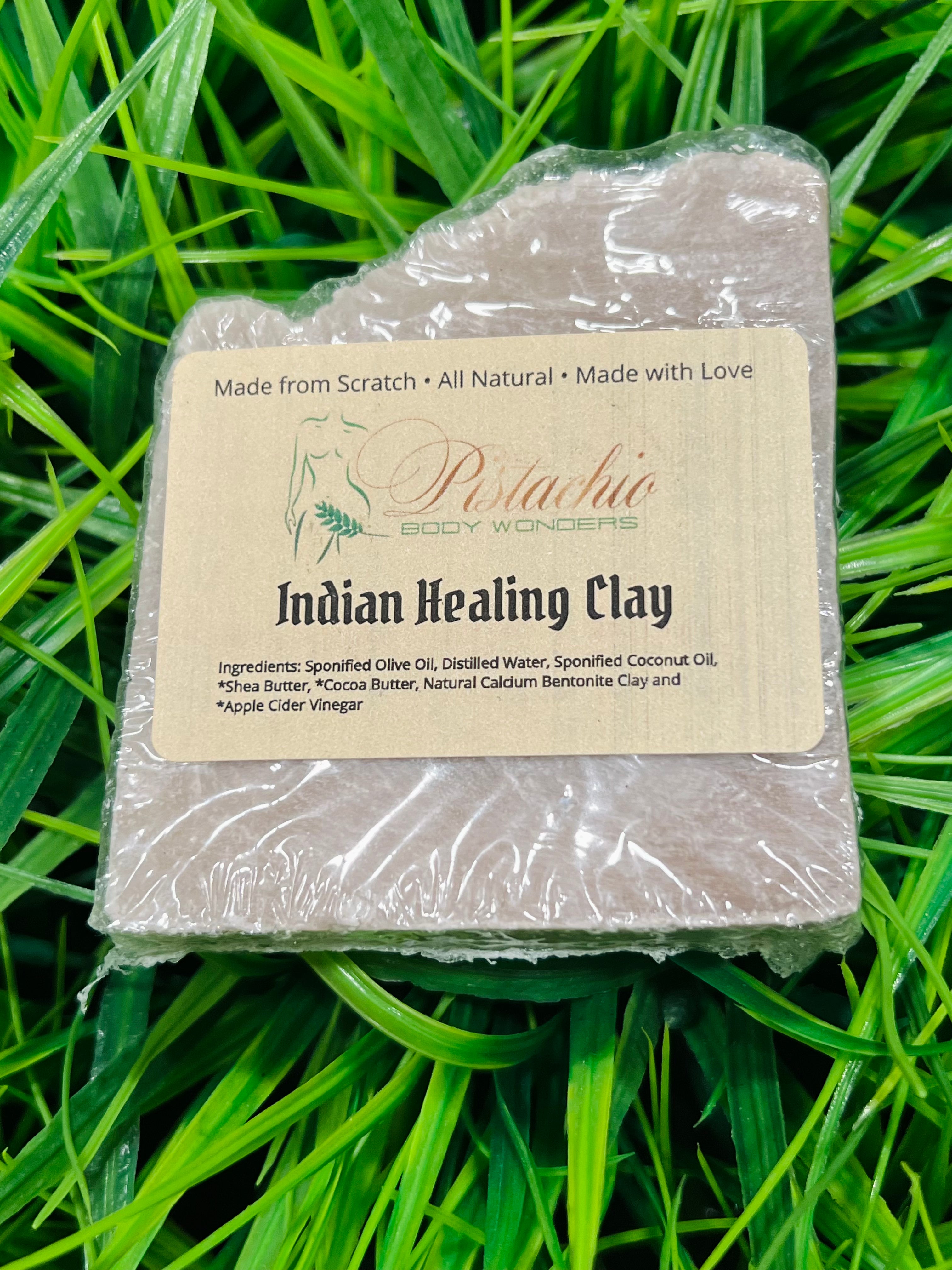 Indian Healing Clay Soap Bar | Oily Skin | Eczema | Psoriasis