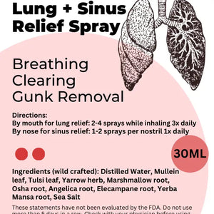 Lung Sinus Detox Cleanse - Herbal Spray