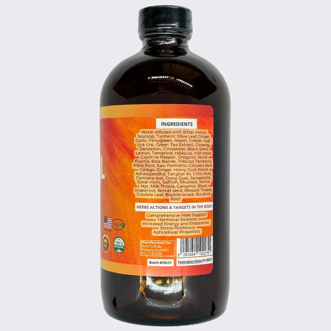 Male Vitality Bitters | Energy, Stamina & Performance Support