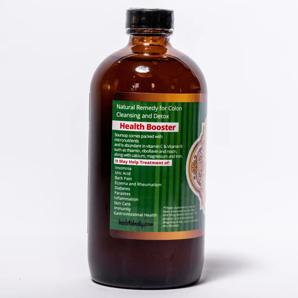 Soursop Living Bitters | Digestive, Immune & Full-Body Support (16oz)