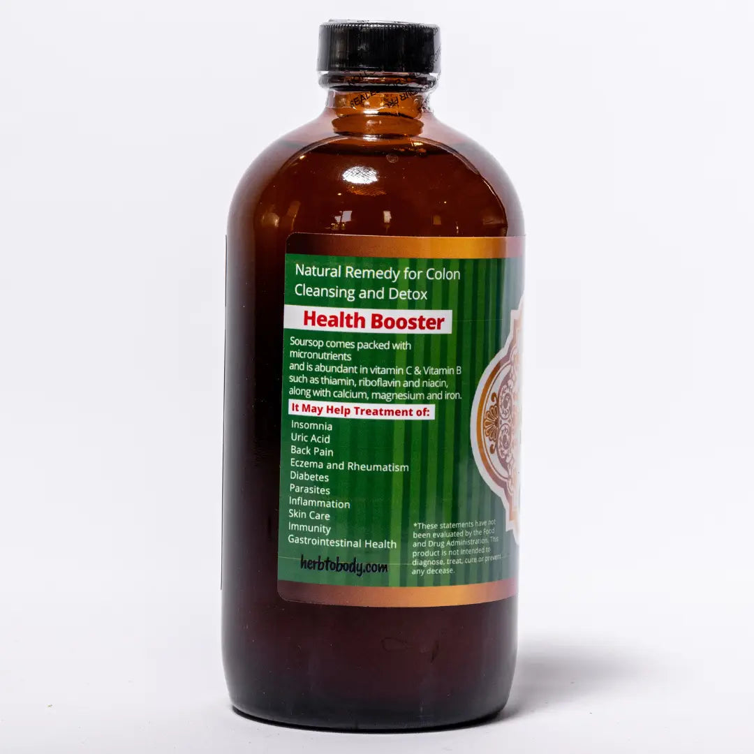 Soursop Living Bitters | Digestive, Immune & Full-Body Support (16oz)