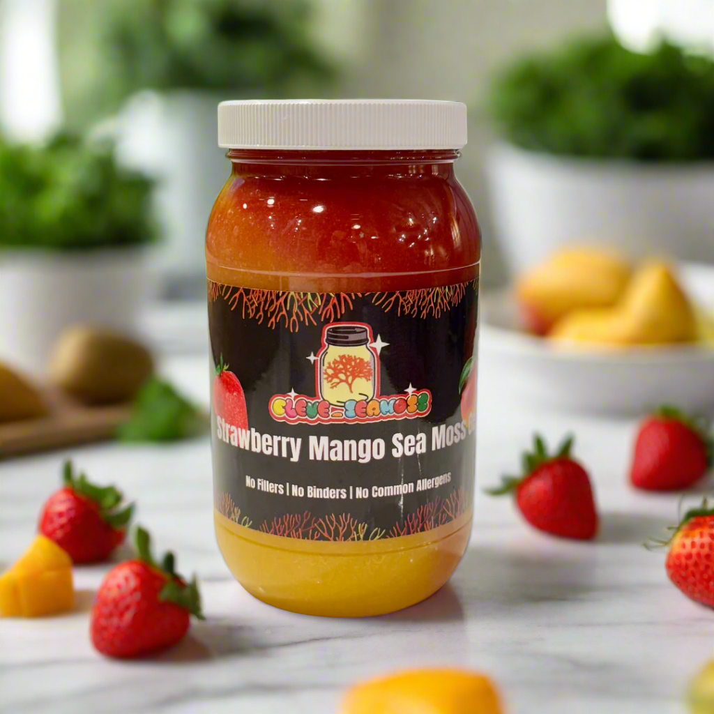 Strawberry Mango Infused Sea Moss | Beginner Friendly